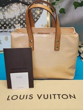 Louis Vuitton Vernis Reade PM Yellow W/ Dust Bag And Proof Of Purchase AND COA